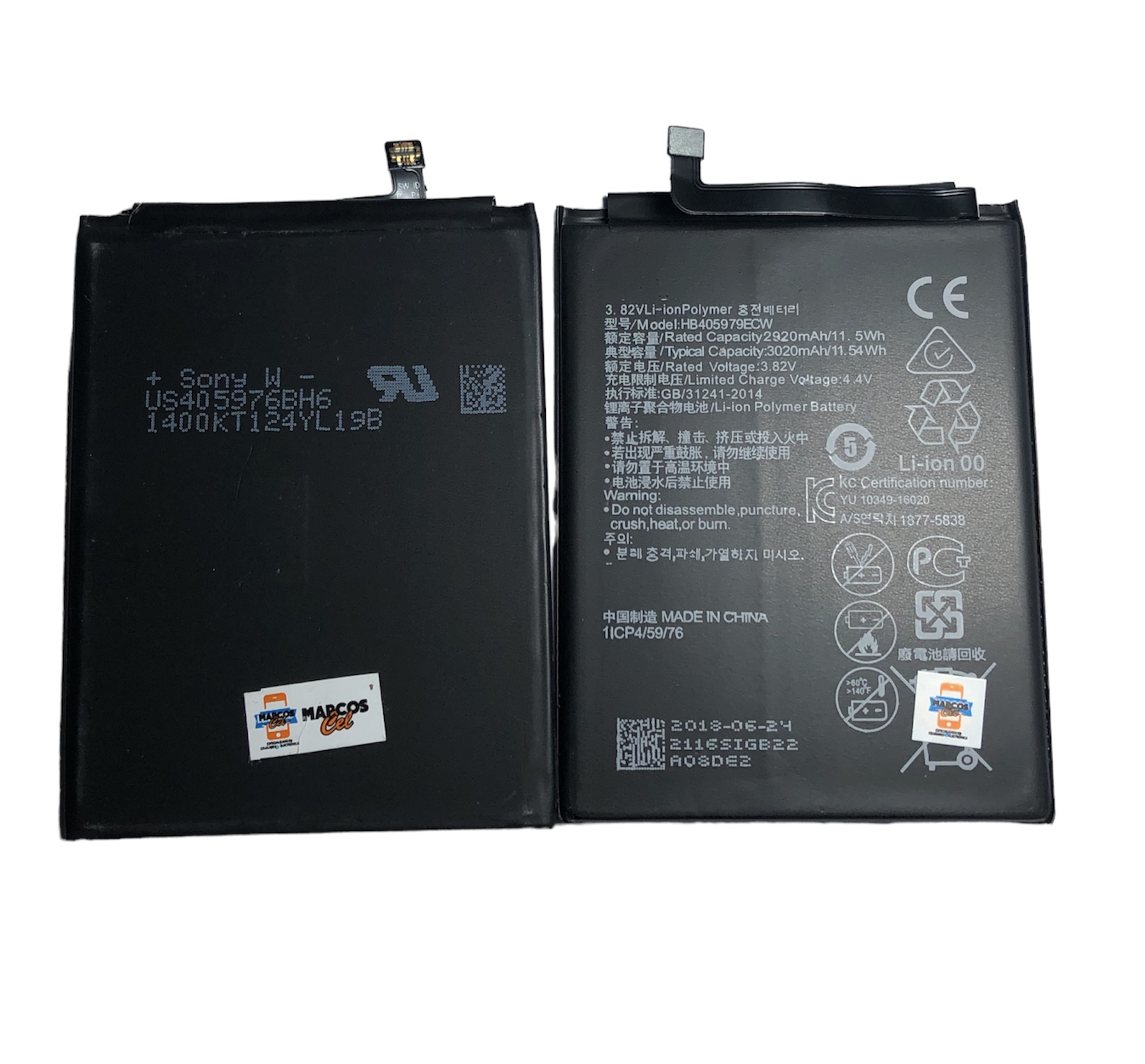 Bateria Huawei Y6 2018/ATU-LX3 segunda Original